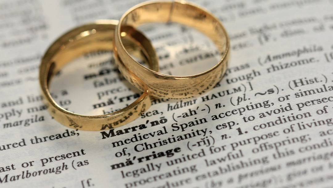 average men's ring size — two men's wedding bands