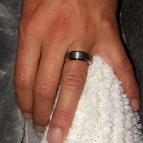 FoundryCut tungsten ring customer photo review