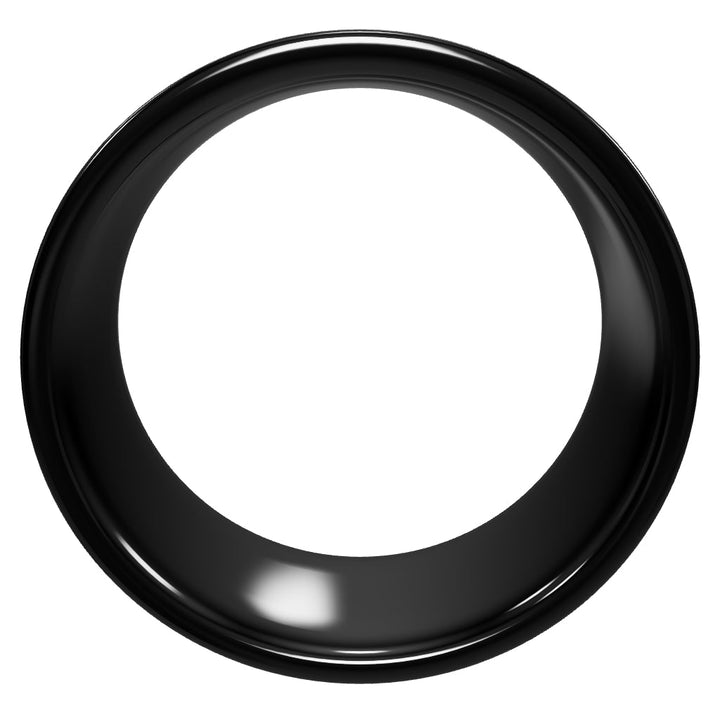 Anvil - Black Matte Tungsten Ring with Gold Inlay - 3D Model